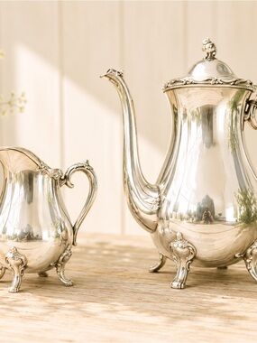 1847 Roger’s Bros Reflections Coffee Urn and Creamer